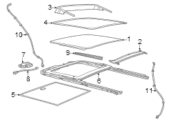 Sunroof Drain Hose (Rear)