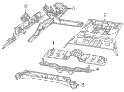 Floor Pan Crossmember (Front, Rear)