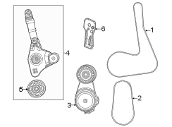 Accessory Drive Belt Tensioner Pulley