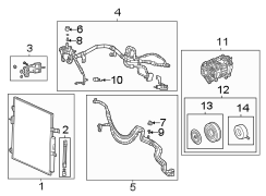 (A/C). Hose. Air. Conditioning. Suction. A/C Manifold Hose.