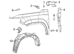 Fender Bracket (Front, Upper)