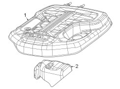 Image of Engine Cover image for your 2010 Dodge Grand Caravan   