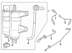 Image of Filter. Evaporative Emissions. image for your 2012 Ram 1500   