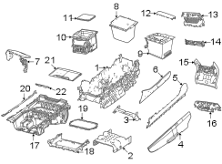 Image of Console Panel (Rear) image