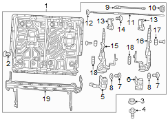 Seat Frame Bolt