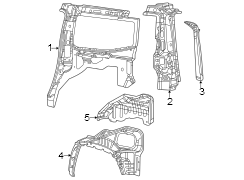 Body D-Pillar Reinforcement (Rear, Upper)