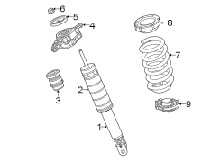 Suspension Shock Absorber Mount (Upper)