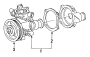 Image of Engine Water Pump image for your 2008 Jeep Wrangler   