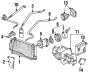 Dehydrator bracket. Receiver bracket. 