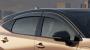 Image of Side Window Deflectors - Dark Matte Chrome Molding image for your Nissan Ariya  