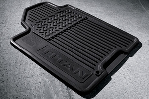 View Floor Mats, All-Season (Rubber / 2-Piece / Black) King Cab And Crew Cab Full-Sized Product Image 1 of 1
