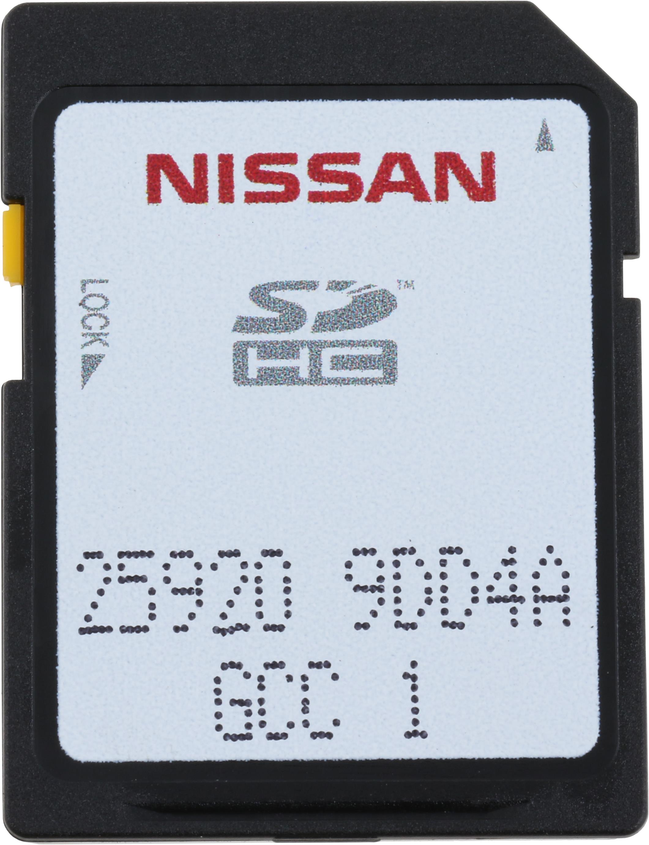 2024 Nissan Memory Card, Map. SD CARD: Map - 25920-9DD4A - Genuine 