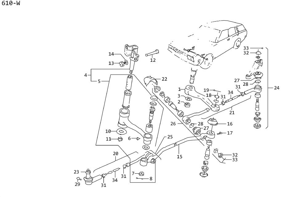 Diagram STEERING LINKAGE for your 2021 Nissan Titan Crew Cab BASE  