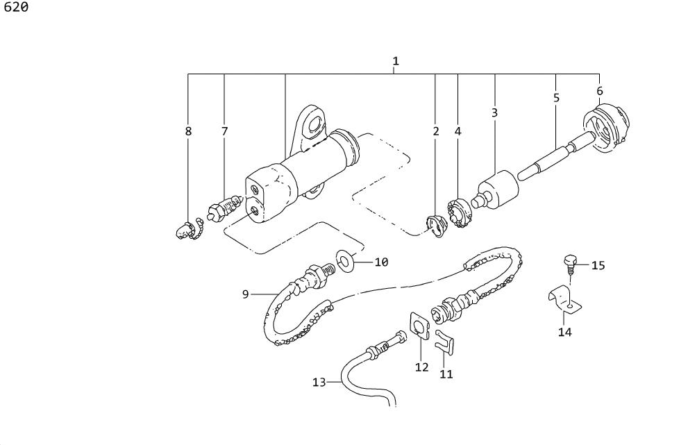 Diagram CLUTCH OPERATING CYLINDER for your 2019 Nissan NV1500   