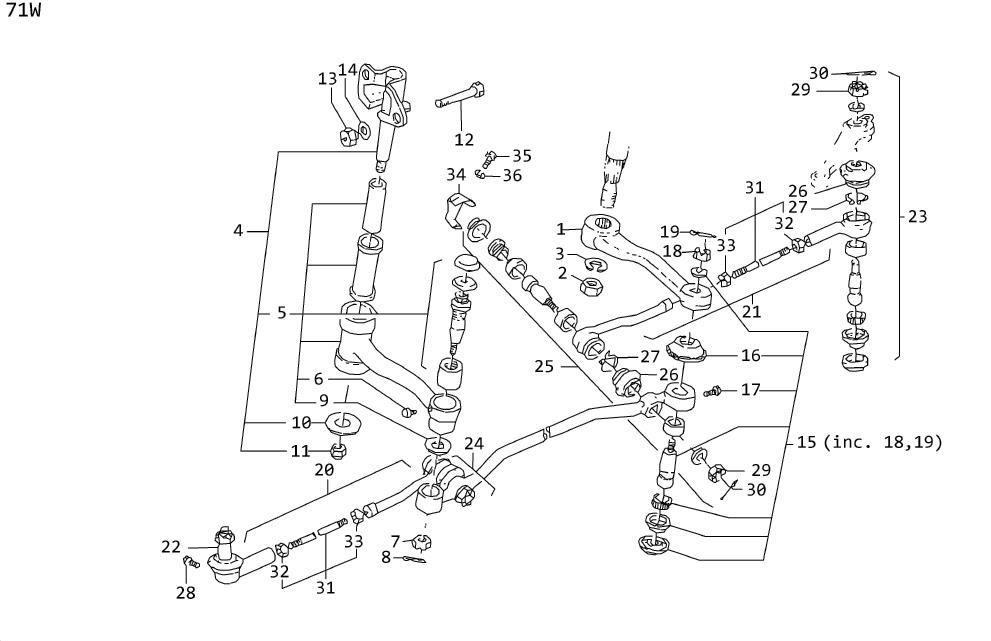 Diagram STEERING LINKAGE for your 2021 Nissan Titan Crew Cab BASE  