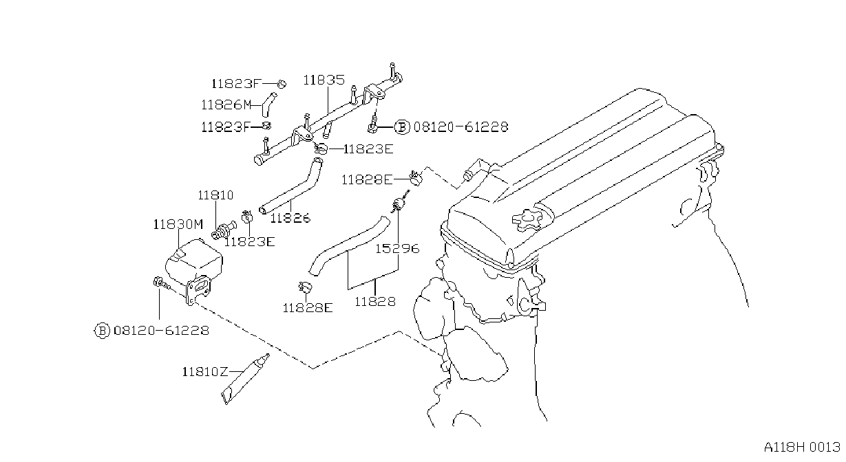 Diagram CRANKCASE VENTILATION for your 2015 Nissan Altima   