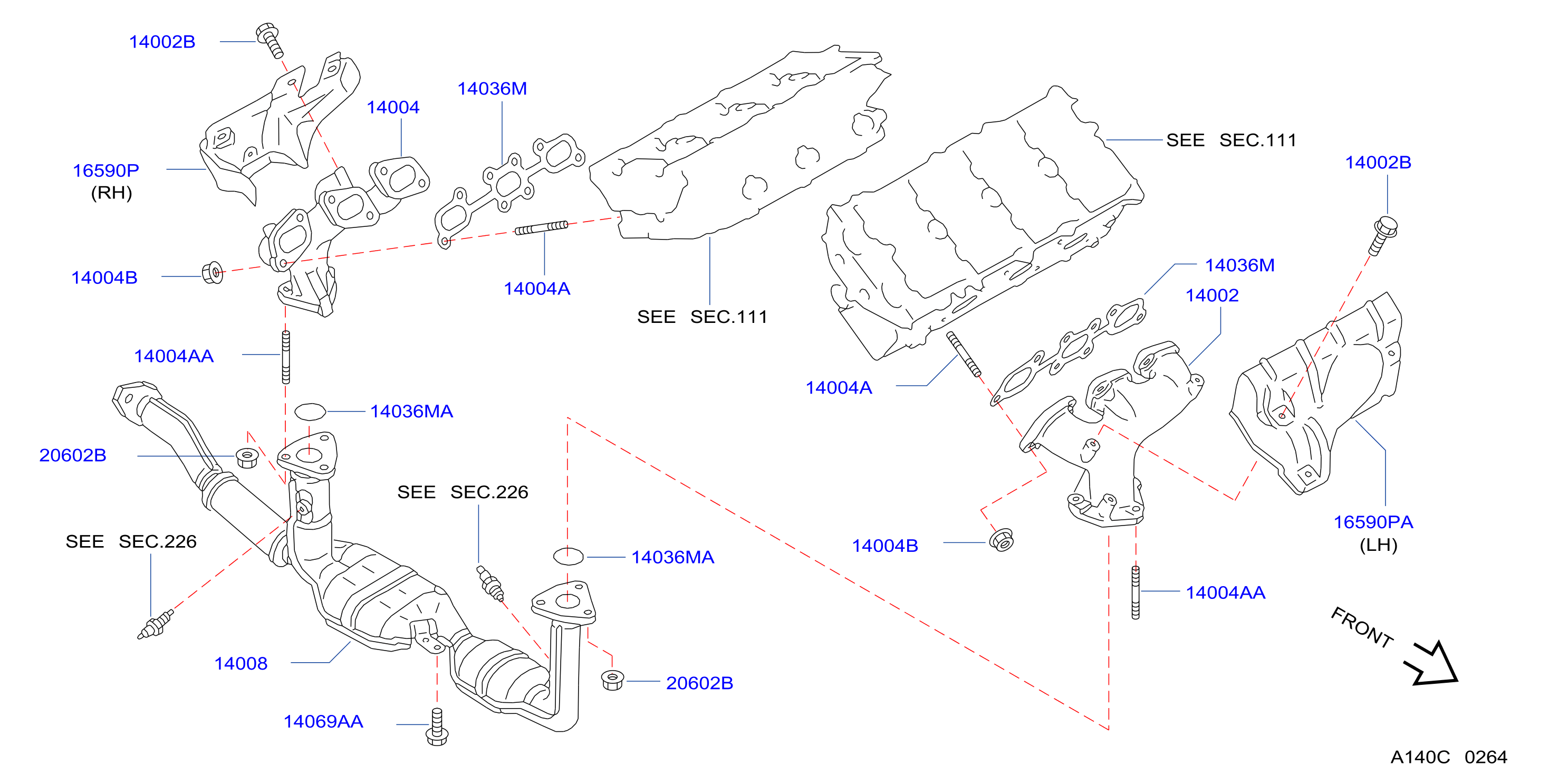 Diagram MANIFOLD for your INFINITI G37 3.7L V6 MT 2WD/4WAS 