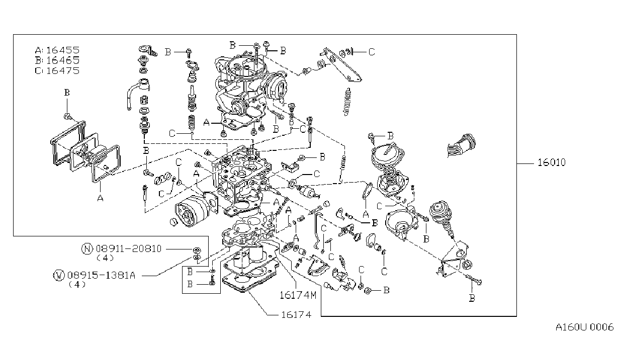 Full size assembly image of CARBURADOR (1/3)