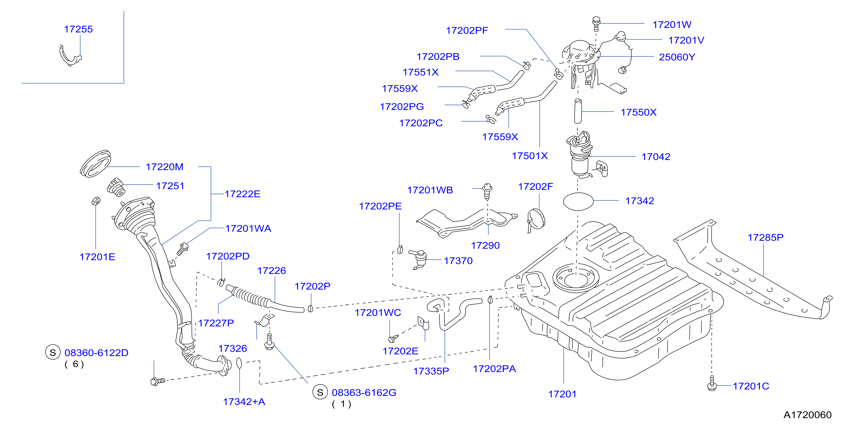 Diagram FUEL TANK for your 2007 INFINITI M35   