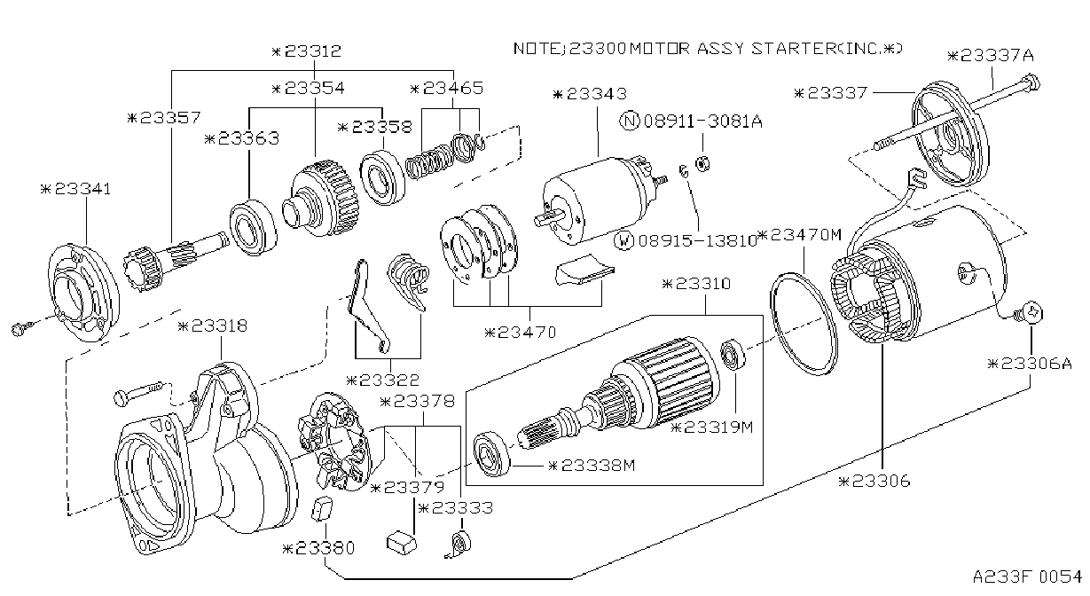 Diagram STARTER MOTOR for your Nissan 300ZX  