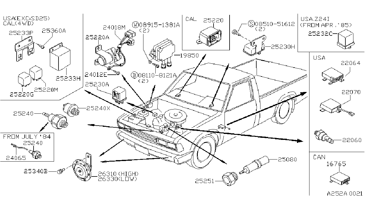 Diagram RELAY for your 2008 Nissan Sentra   