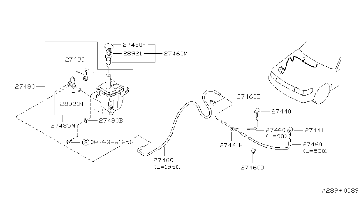 Diagram LAVADOR DEL PARABRISAS for your Nissan