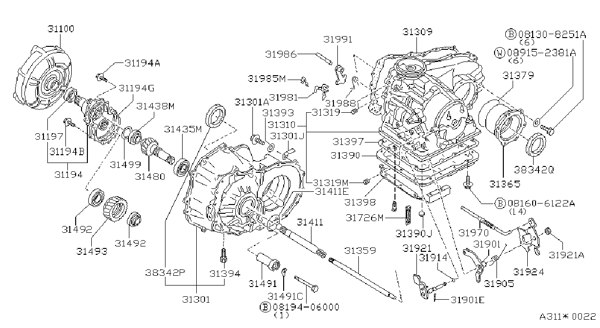 Full size assembly image of CONVERTIDOR PAR, CARCAZA Y CAJA (1/1)
