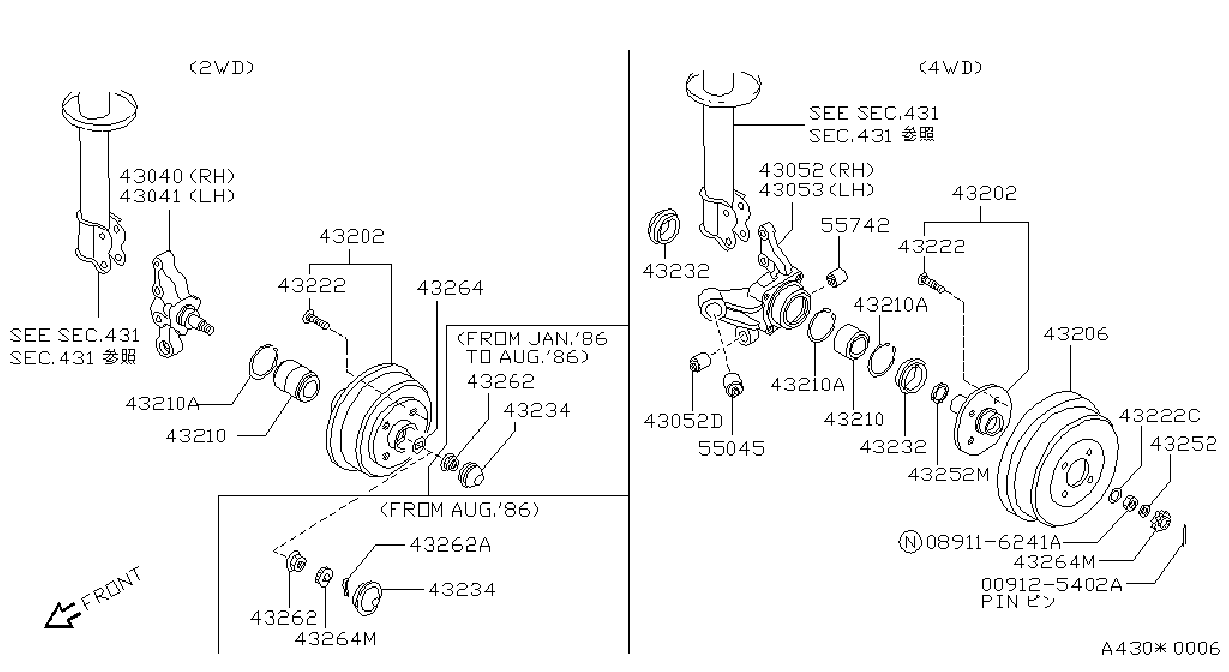 Full size assembly image of EJE TRASERO (1/1)