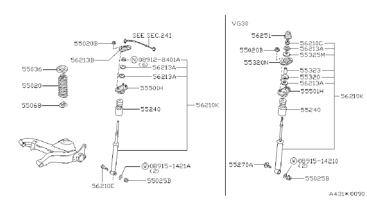 Diagram SUSPENSIÓN TRASERA for your 2014 Nissan Sentra   