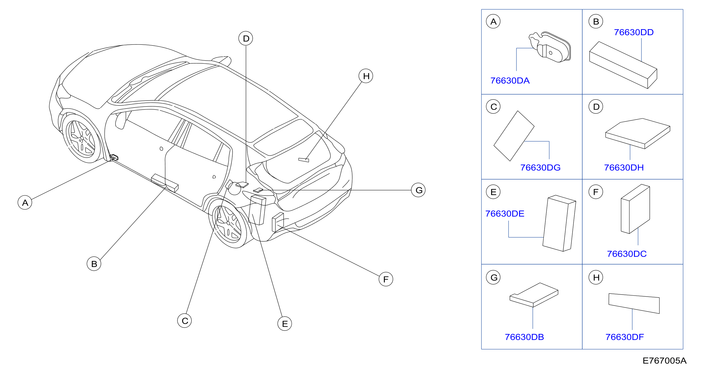 Diagram BODY SIDE FITTING for your 1995 INFINITI