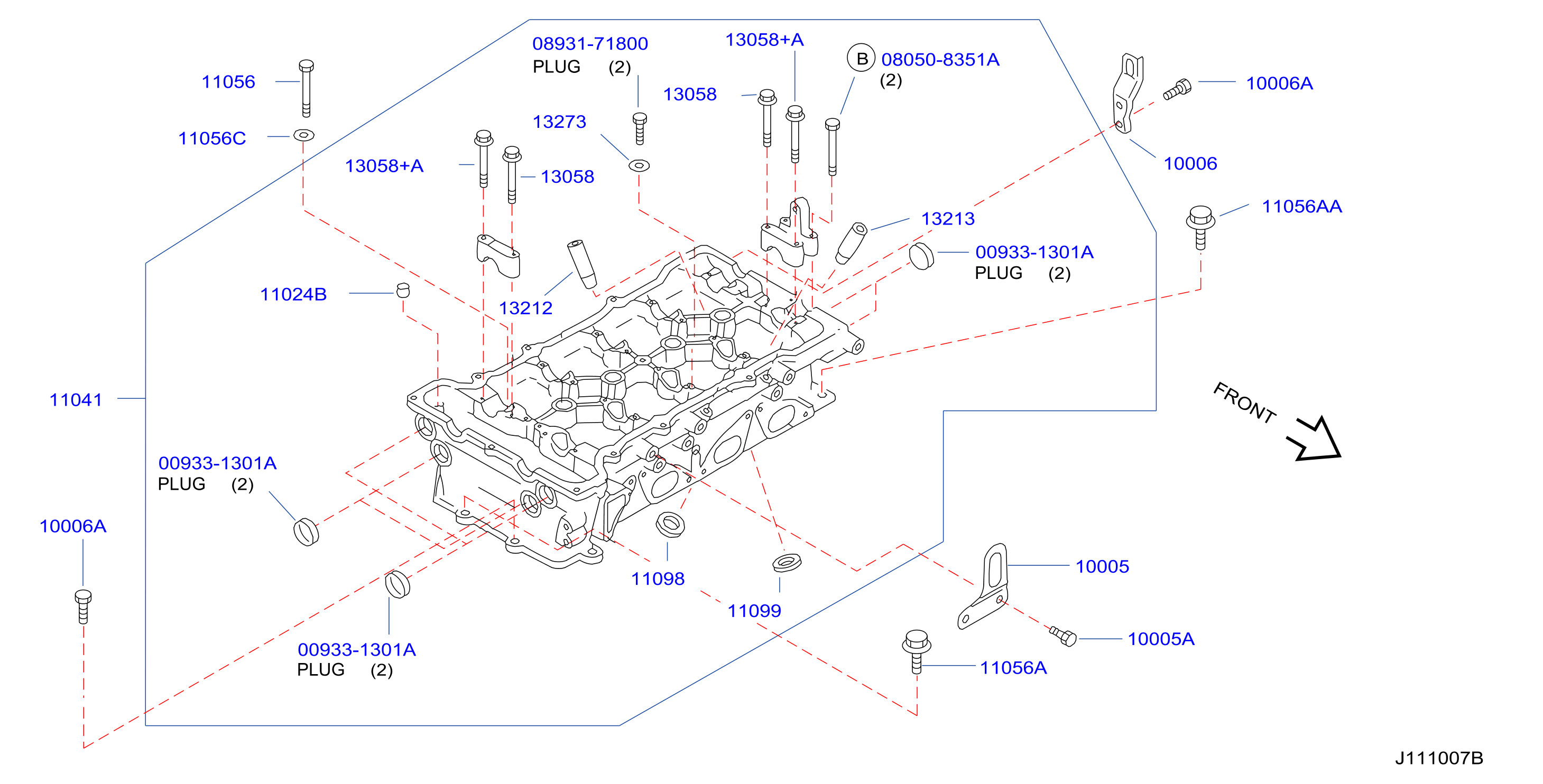 Diagram CYLINDER HEAD & ROCKER COVER for your 2017 Nissan NV2500   