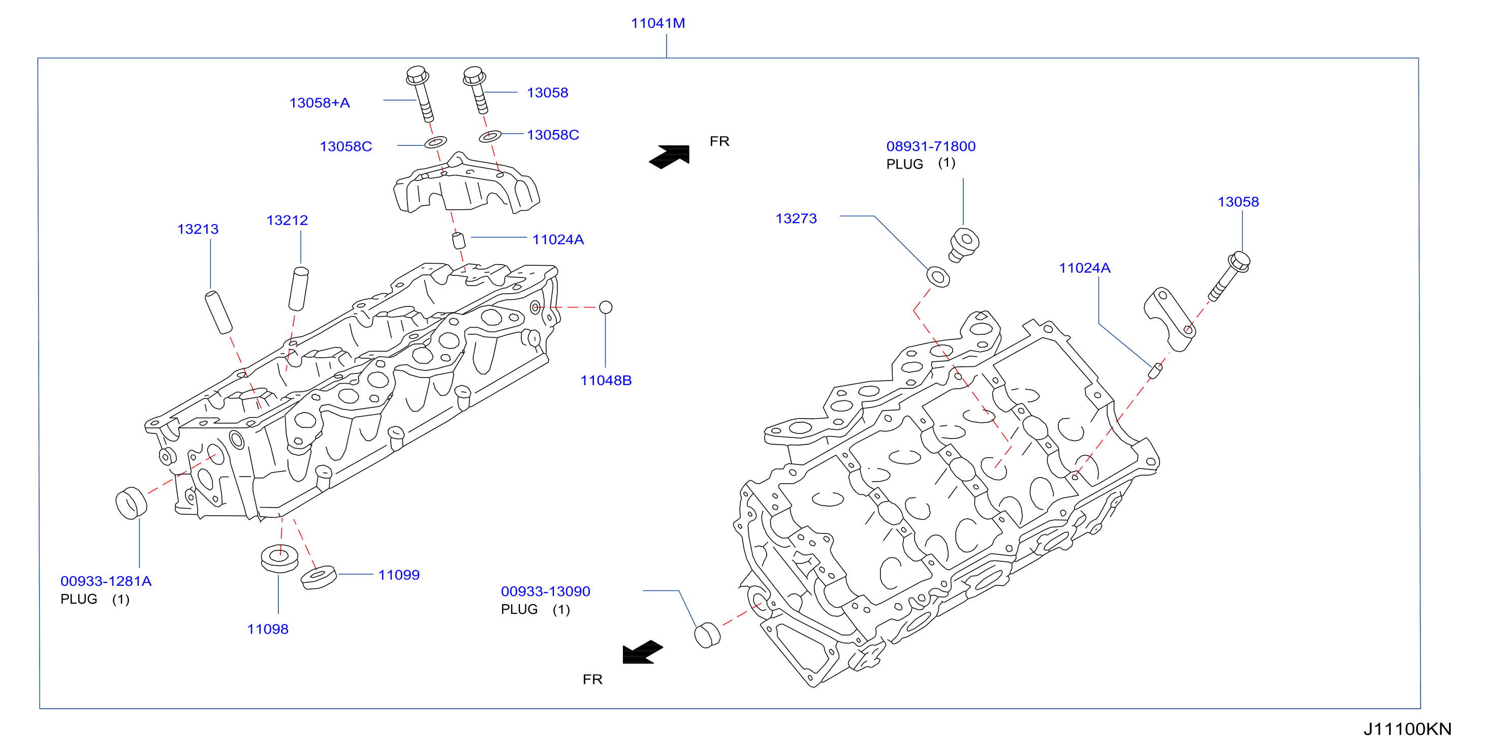 Diagram CULATA Y CUBIERTA DEL BALANCIN for your 2016 Nissan Murano   