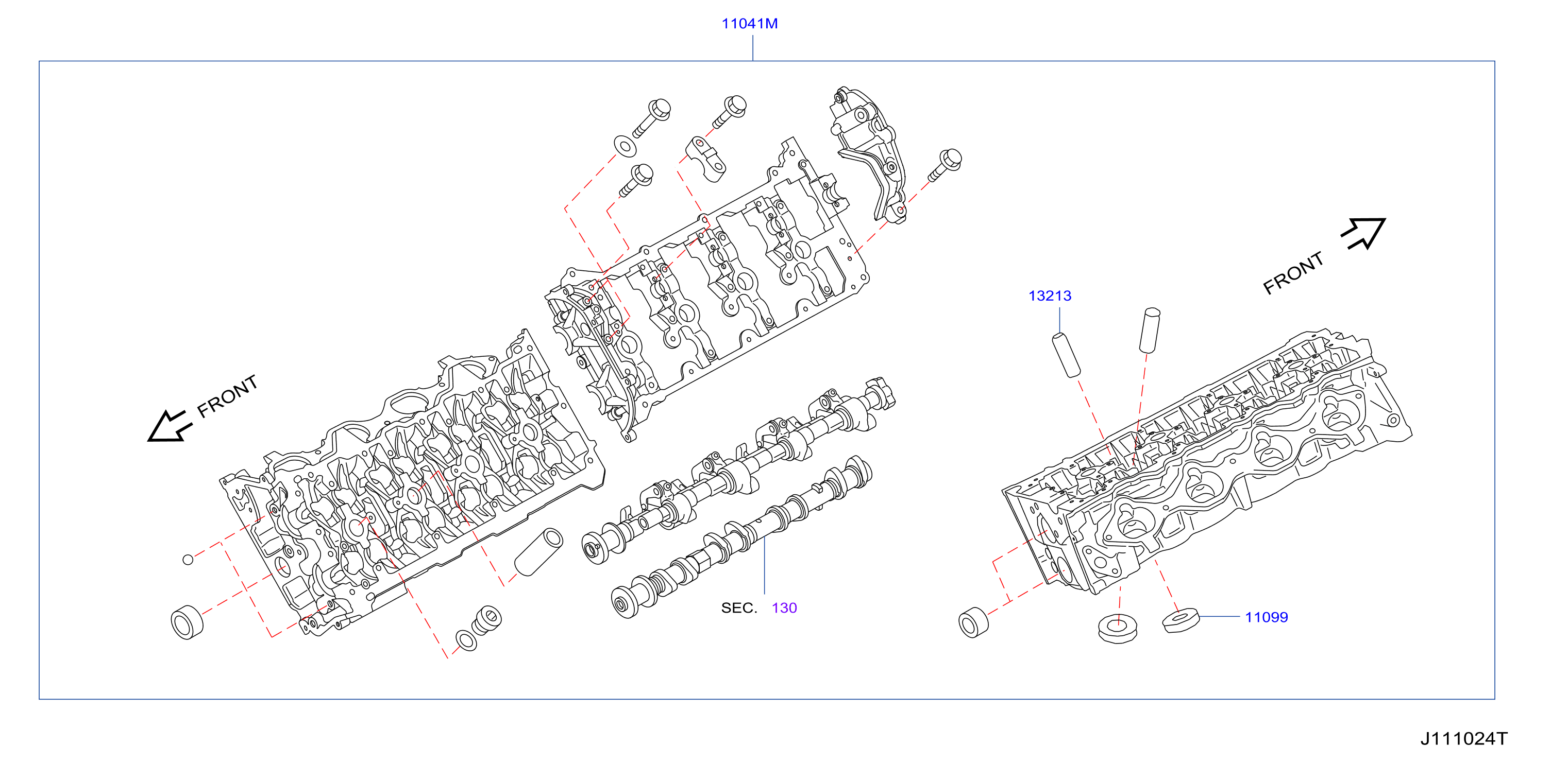 Diagram CULATA Y CUBIERTA DEL BALANCIN for your 2014 INFINITI G37 Convertible JOURNEY  