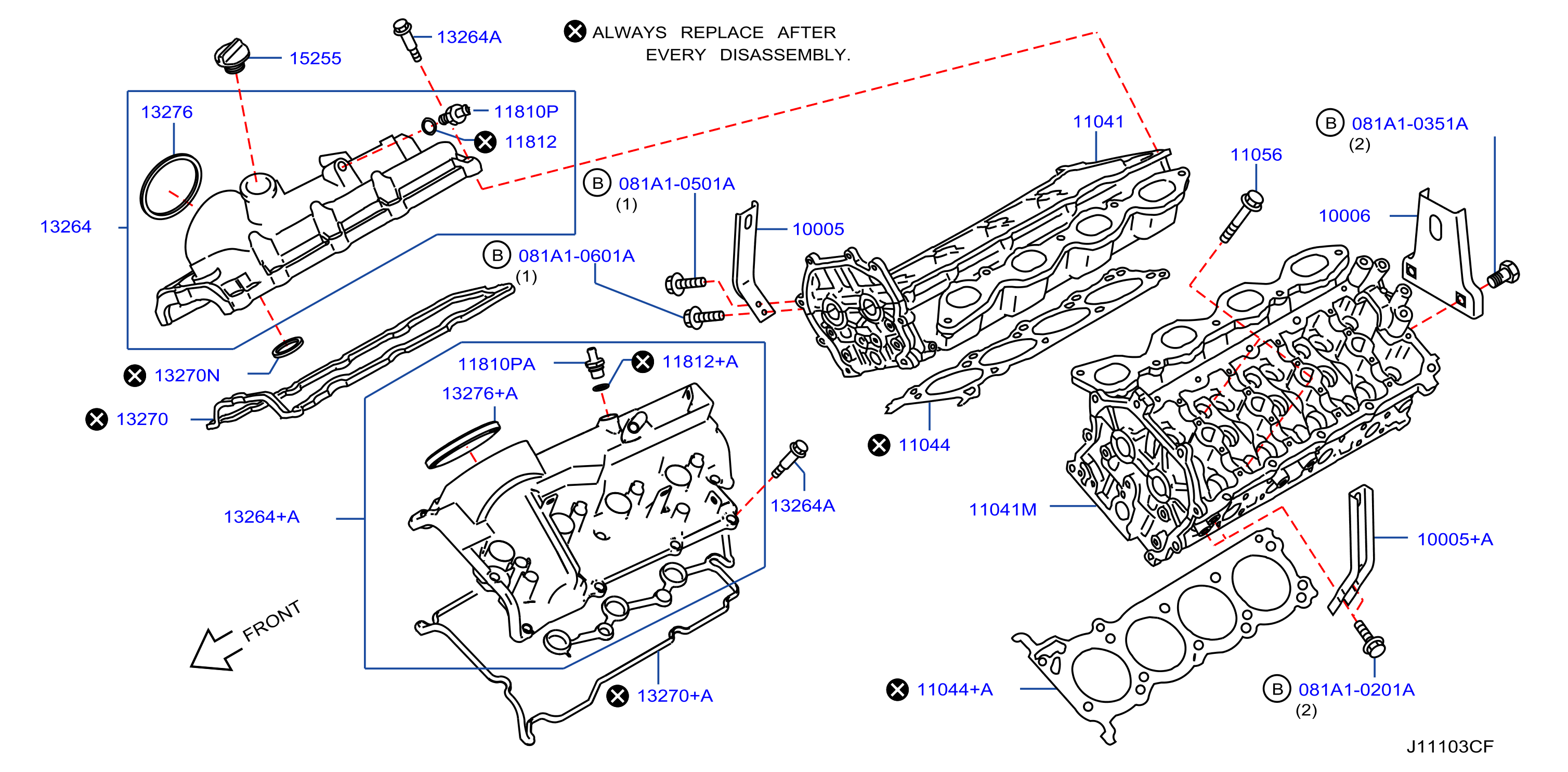 Nissan Armada Pcv Valve 11810 6N202 Genuine Nissan Part