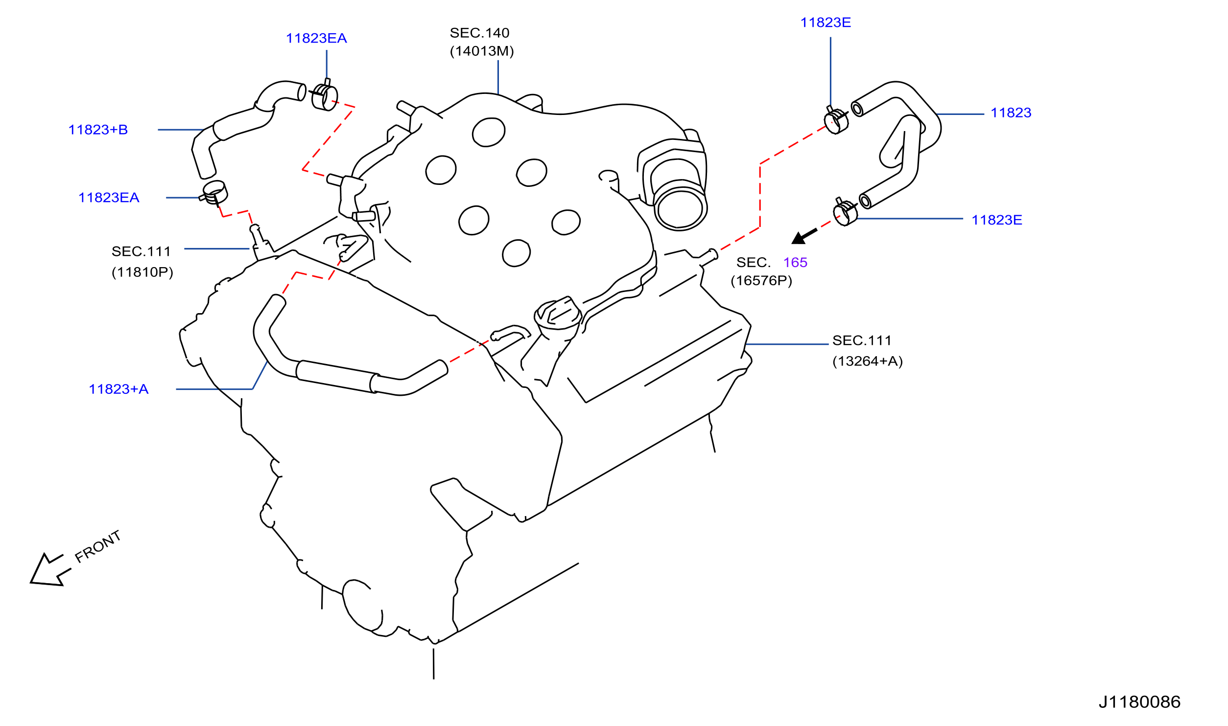 Diagram CRANKCASE VENTILATION for your 2006 Nissan 350Z CONVERTIBLE GRAN TURISMO  