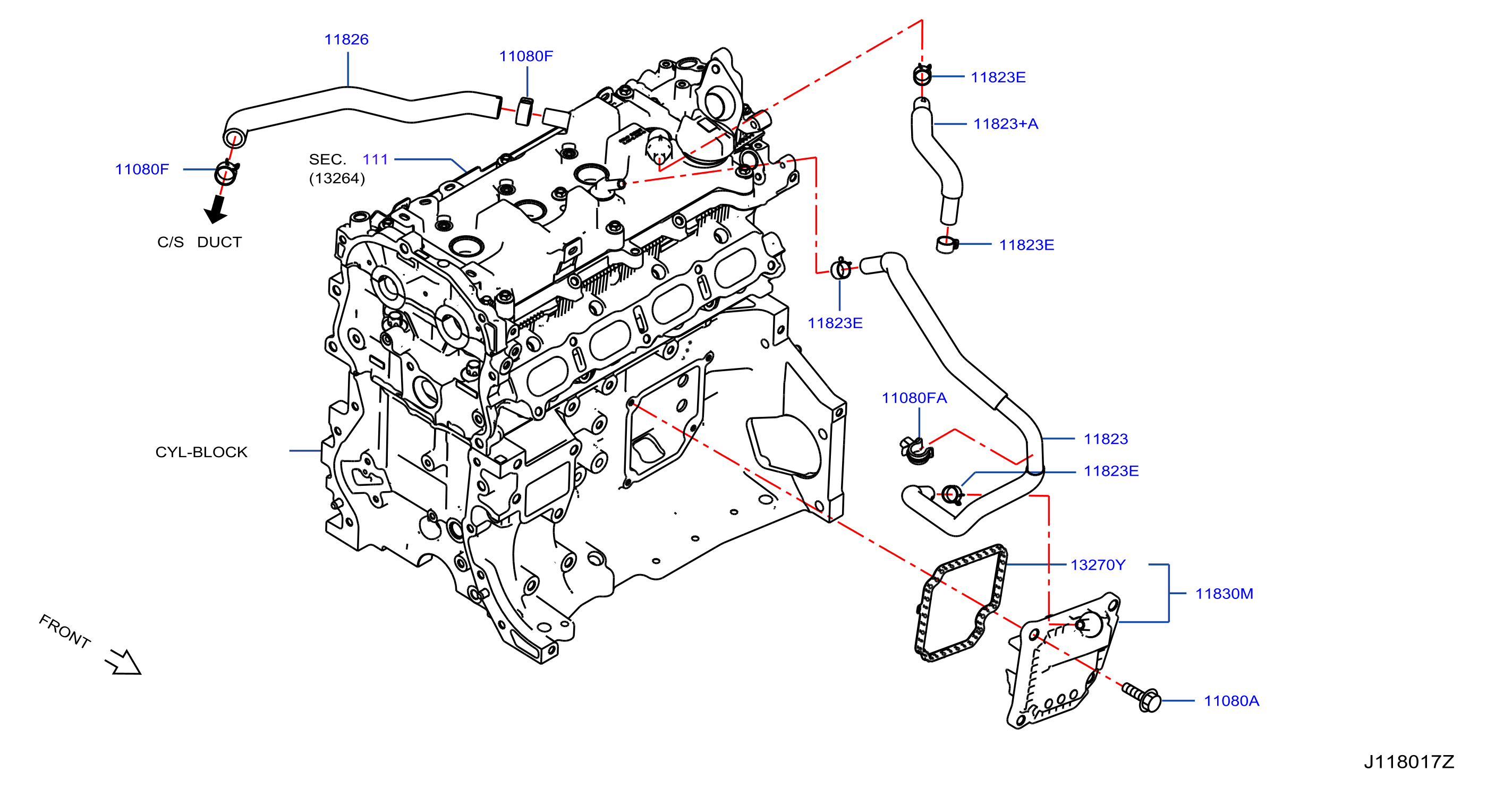 Full size assembly image of VENTILACIÓN DEL CARTER DEL MOTOR (1/2)