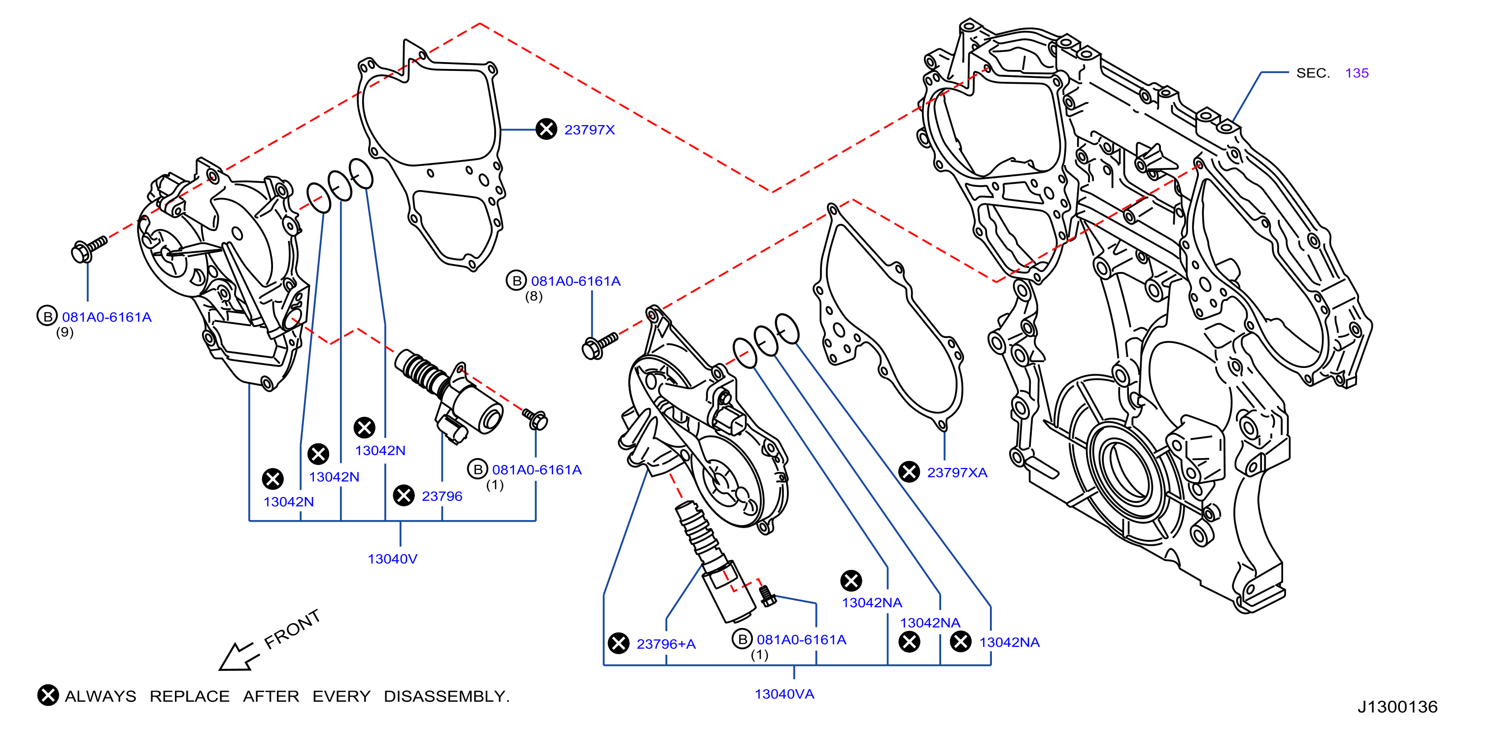Diagram ÁLBOL DE LEVAS Y MECANISMO DE VÁLVULAS for your INFINITI