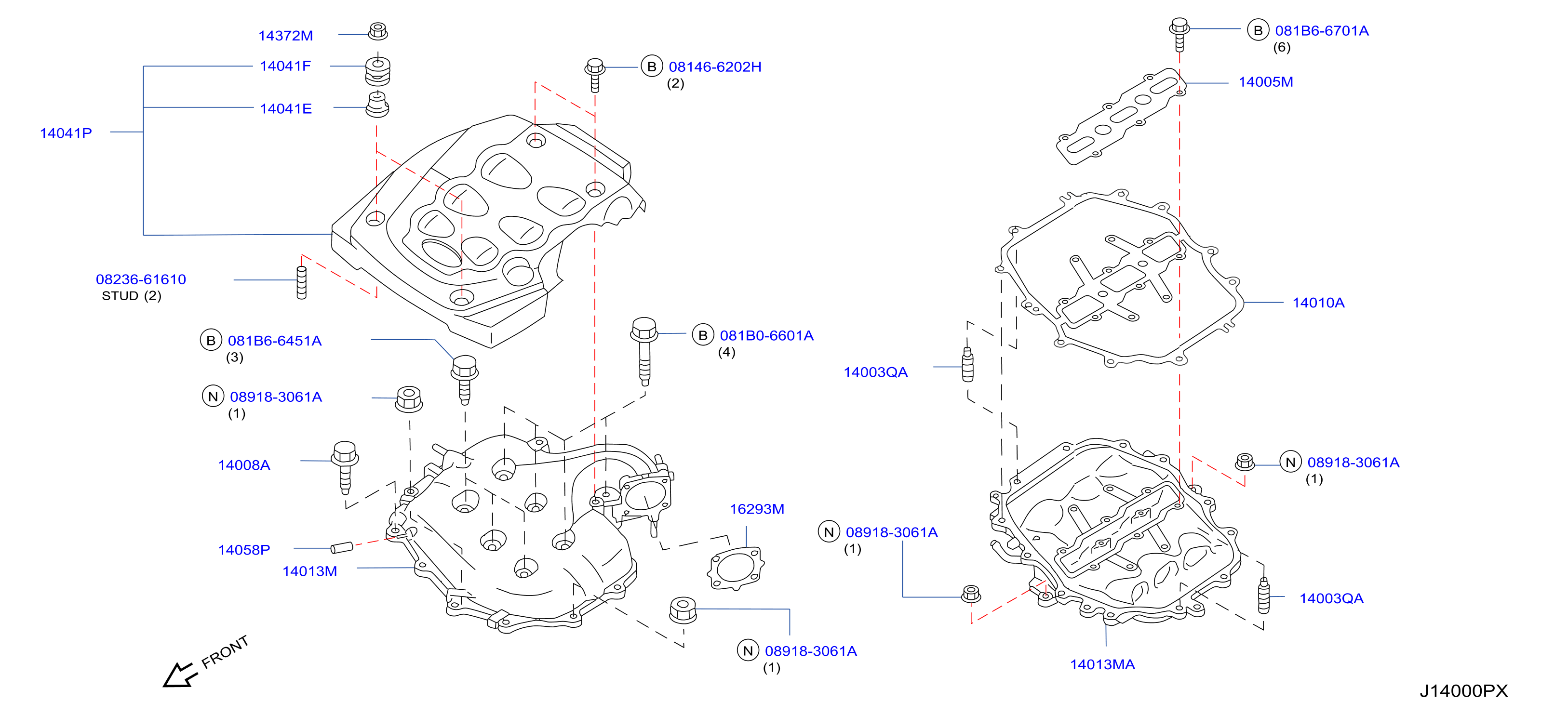 Diagram MANIFOLD for your 2005 INFINITI FX35   