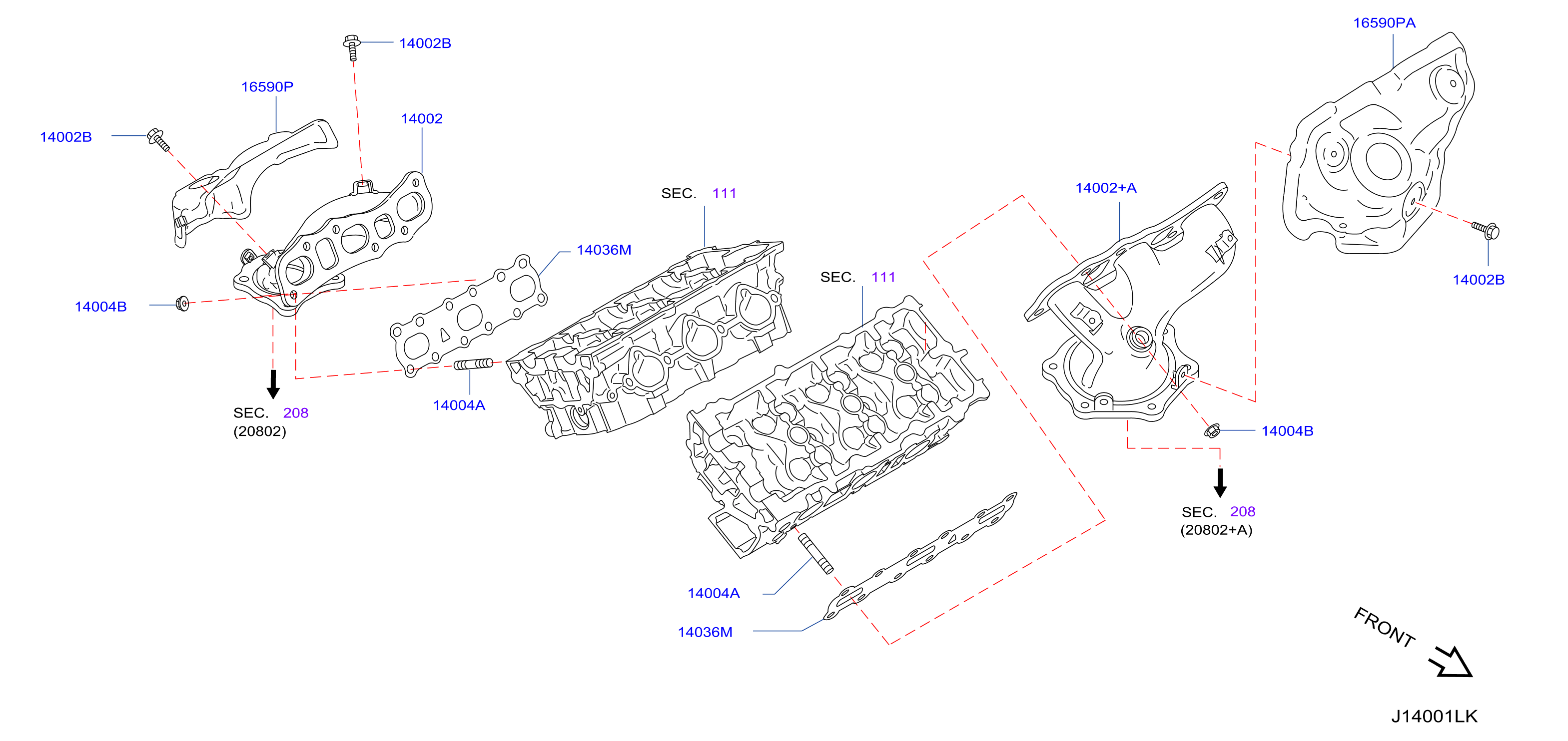 Diagram MANIFOLD for your Nissan Murano  