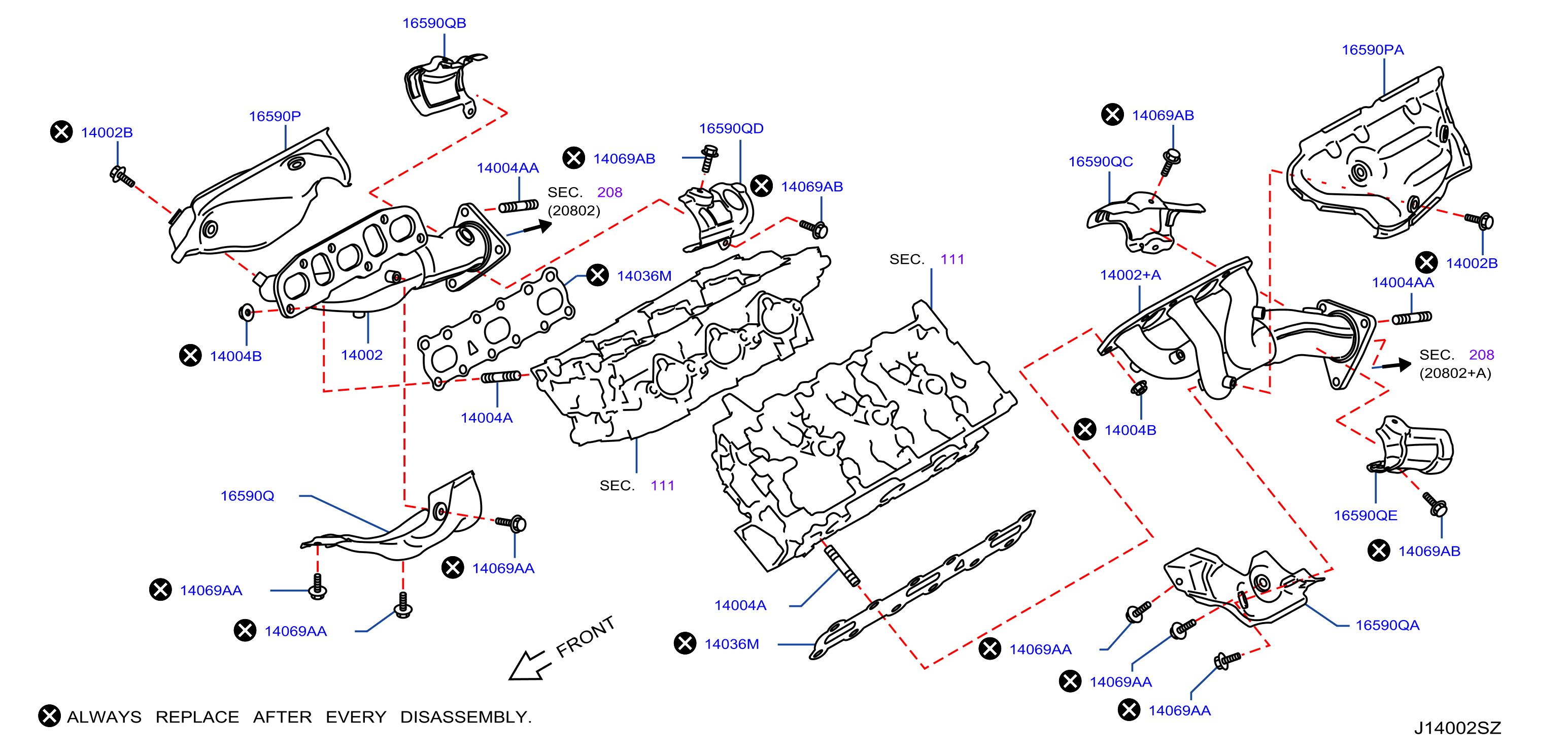 Diagram MANIFOLD for your 2011 INFINITI M56   