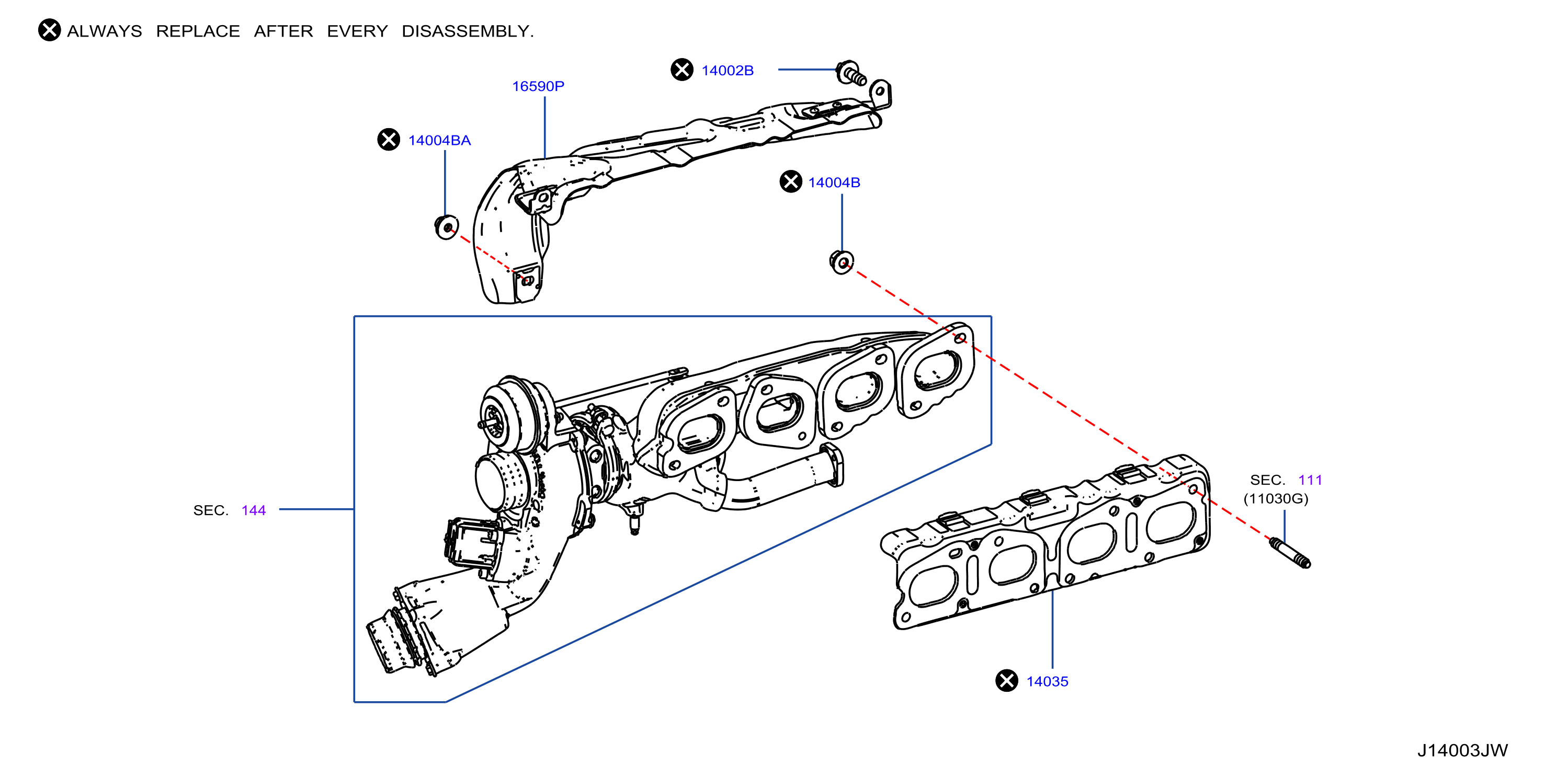 Diagram MANIFOLD for your 2021 INFINITI Q60   