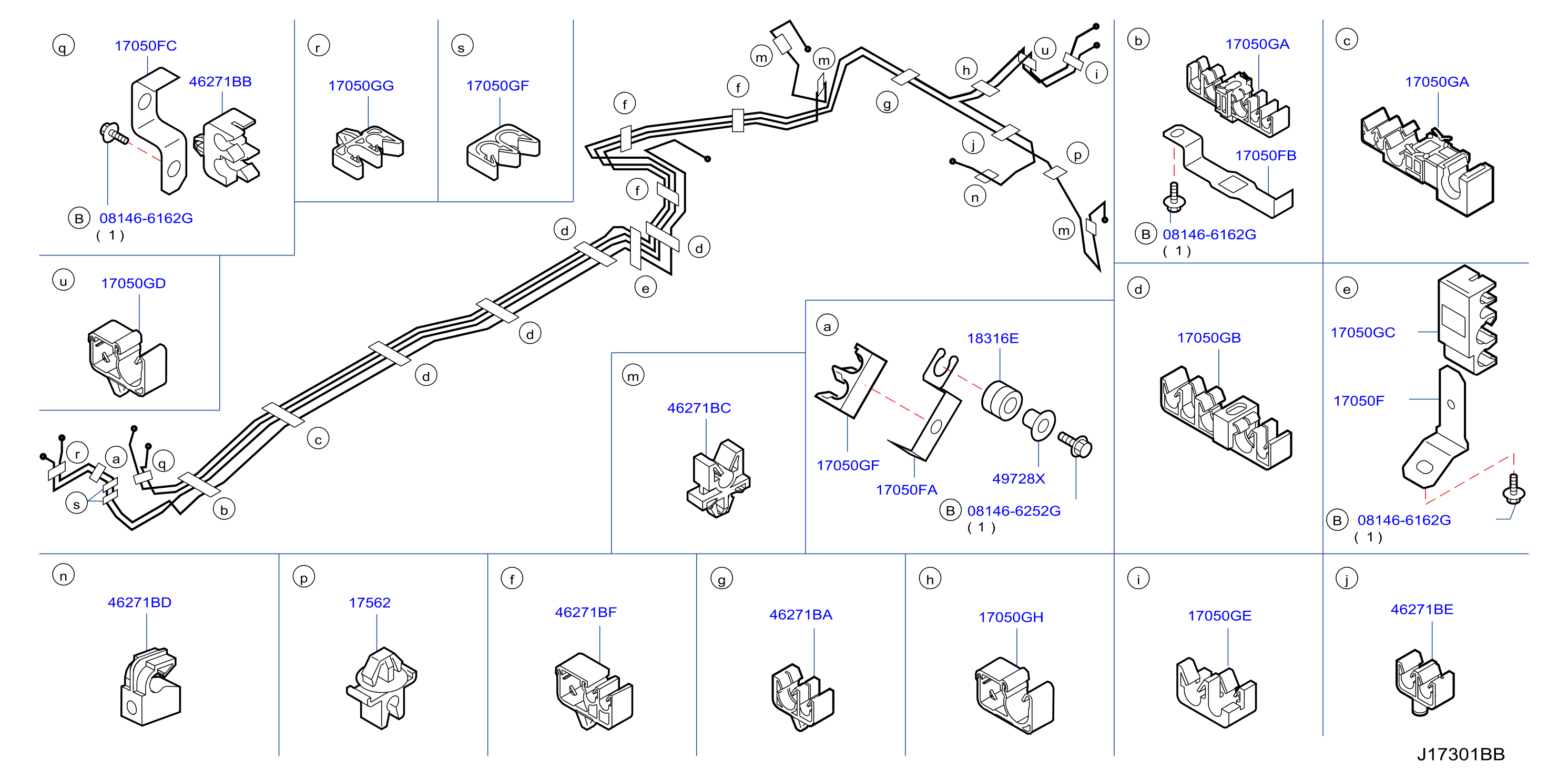Diagram FUEL PIPING for your INFINITI