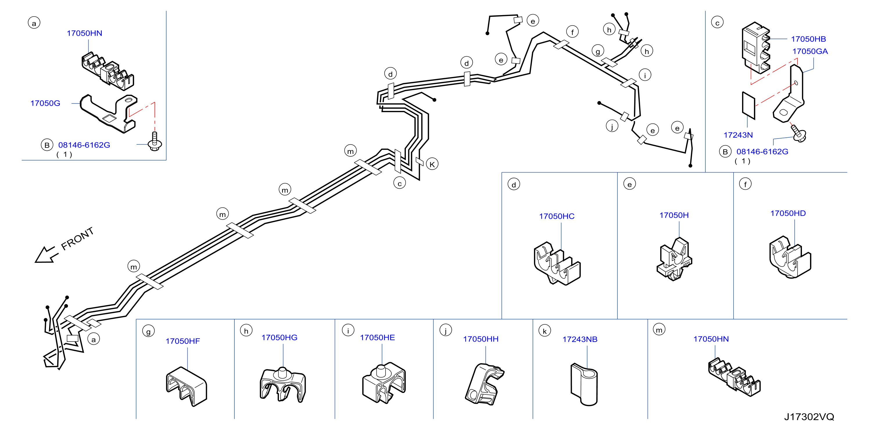 Diagram TUBERÍA DE COMBUSTIBLE for your INFINITI