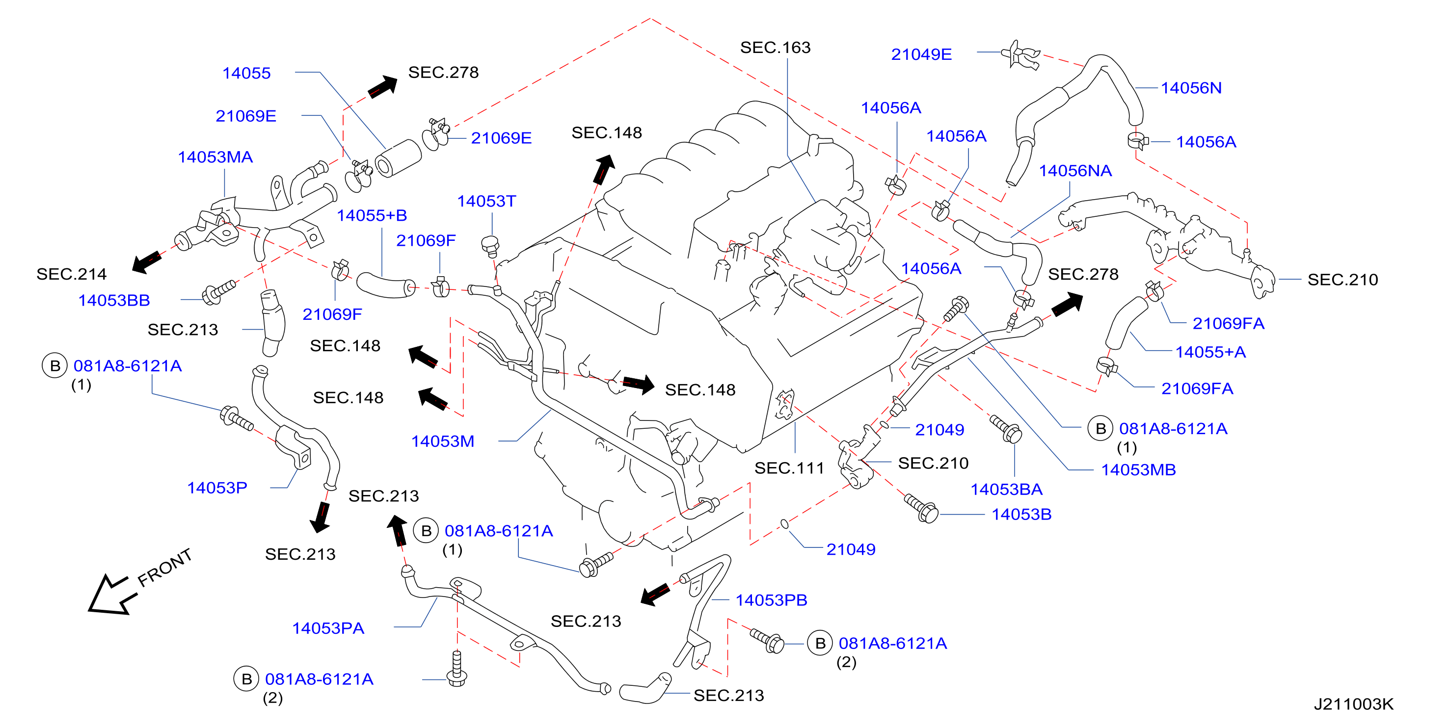 Diagram MANGUERA TUBERÍA DE AGUA for your 1988 Nissan Stanza   