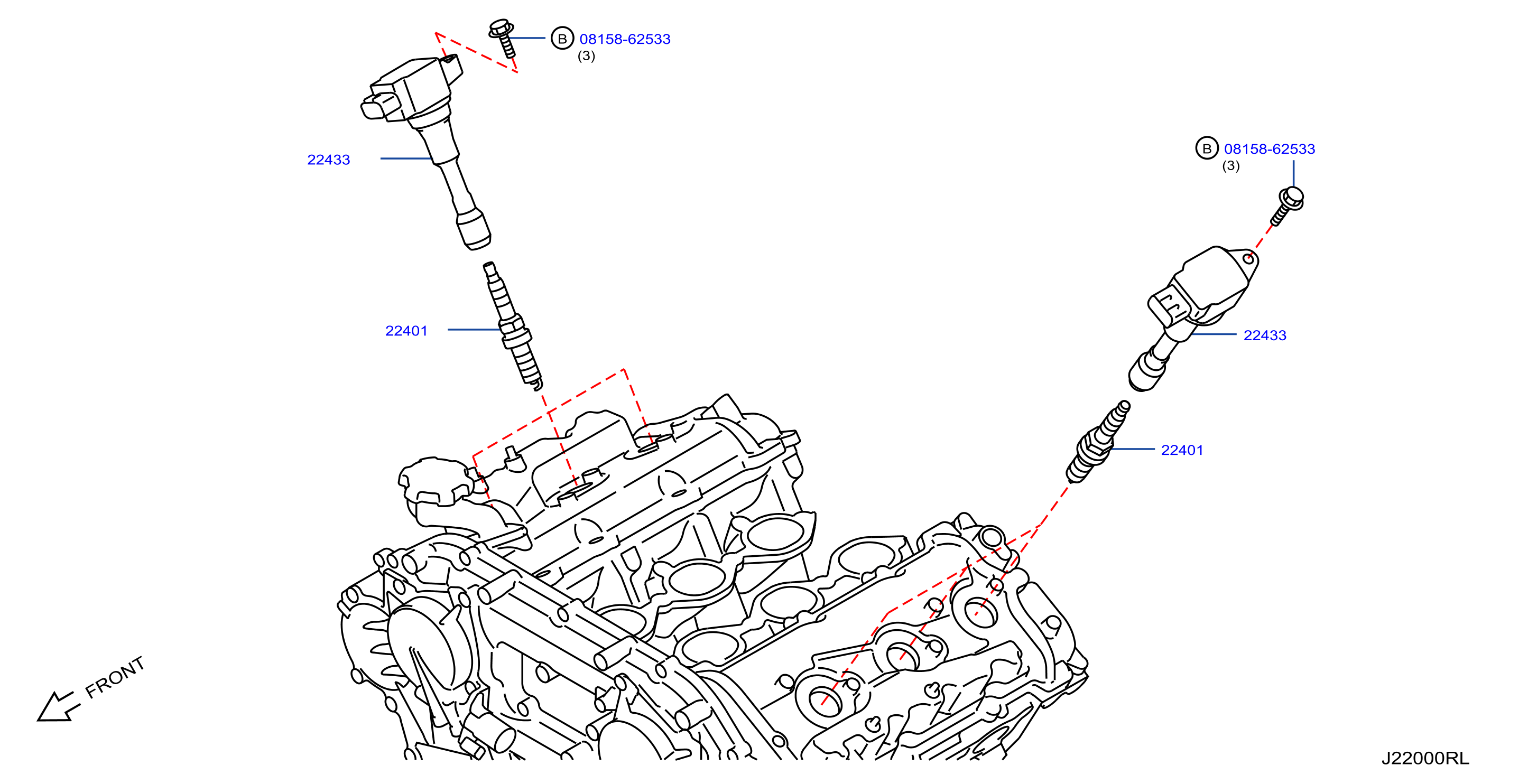 Diagram IGNITION SYSTEM for your Nissan GT-R  