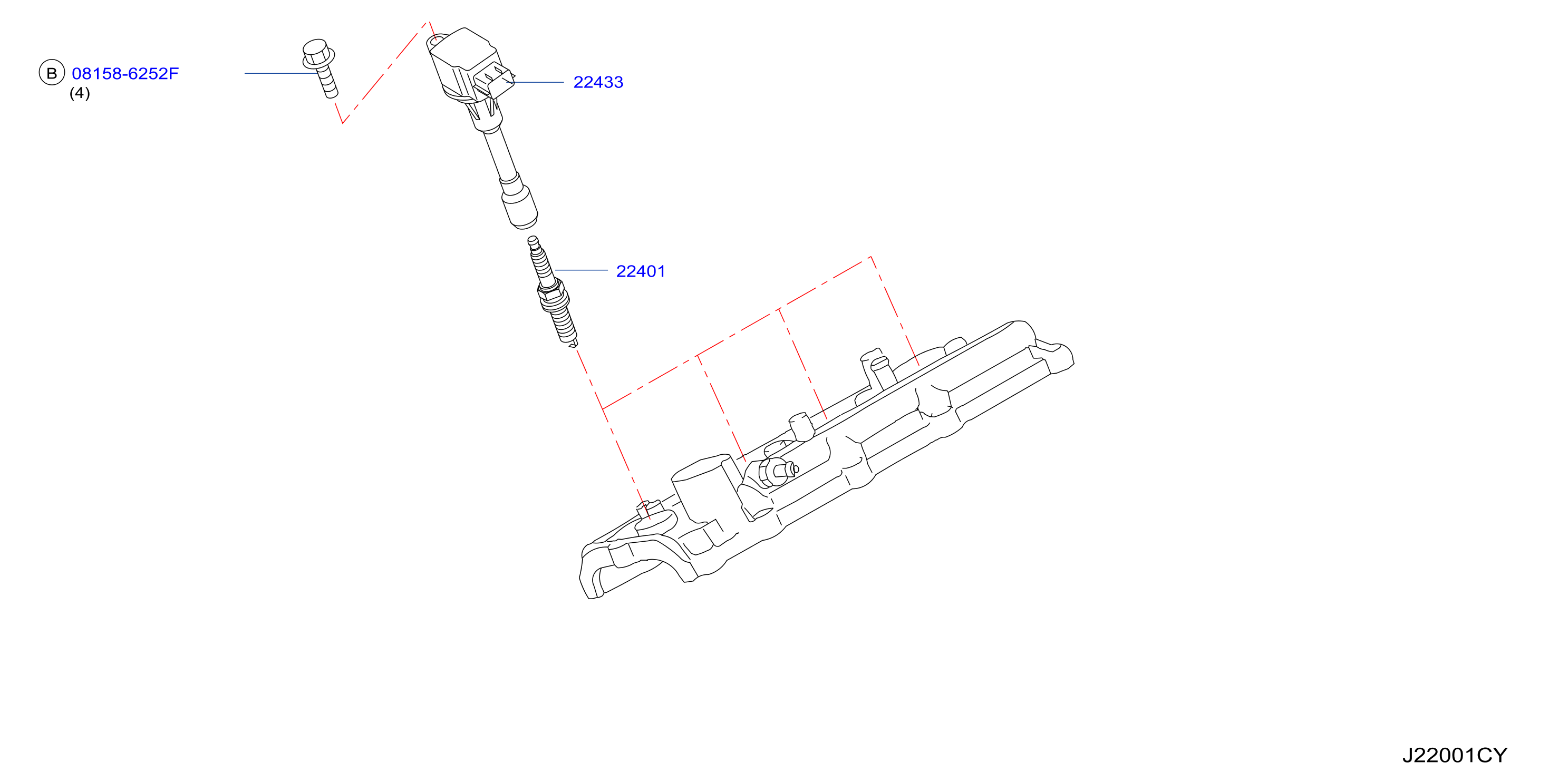 Diagram IGNITION SYSTEM for your Nissan Stanza  