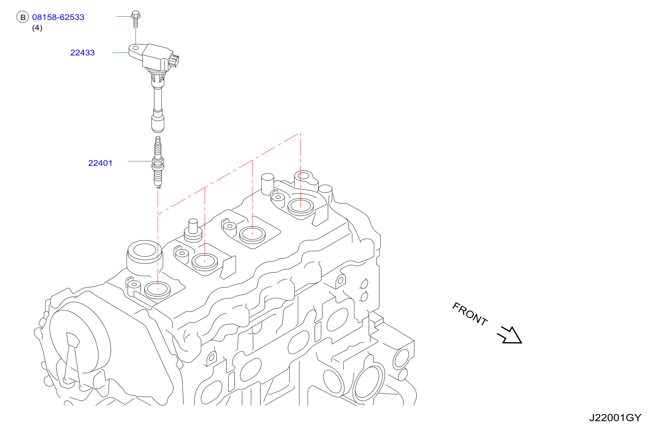 Diagram IGNITION SYSTEM for your Nissan Stanza  