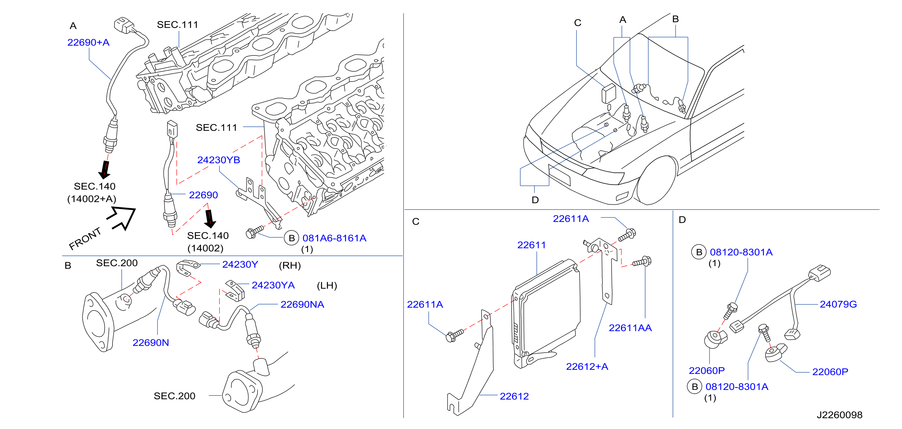 Diagram ENGINE CONTROL MODULE for your INFINITI M45  