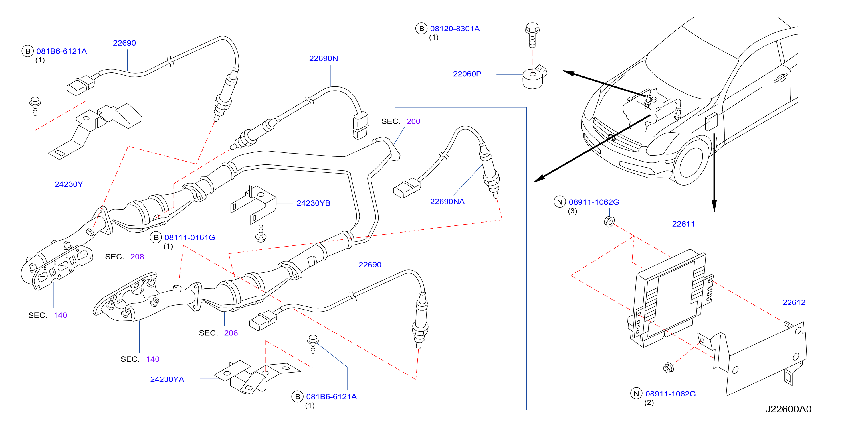Diagram UNIDAD DE CONTROL EGI for your 2009 INFINITI M45 SEDAN TECHNOLOGY 3.5L V6 AT 4WD 