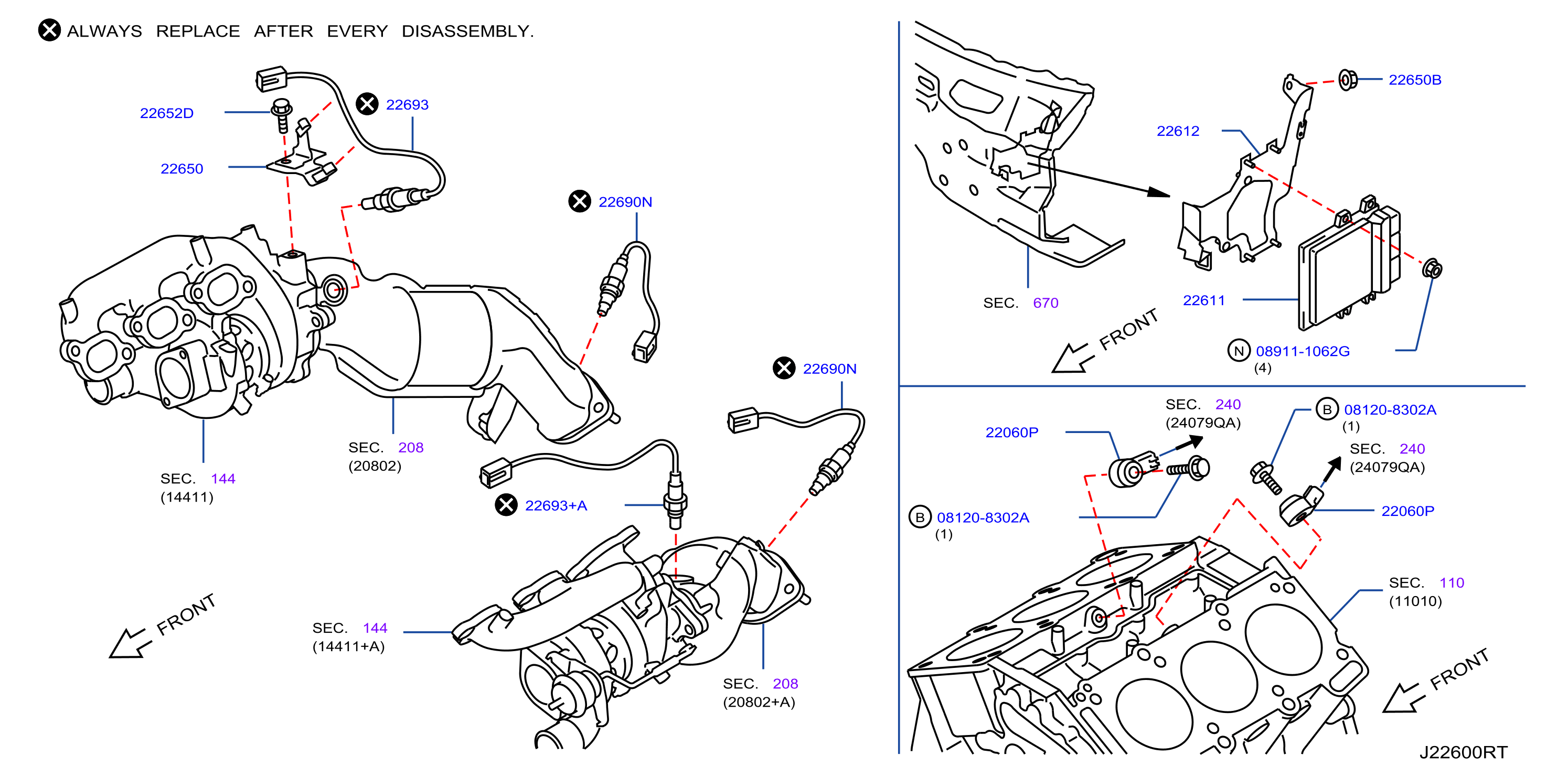 Diagram ENGINE CONTROL MODULE for your Nissan